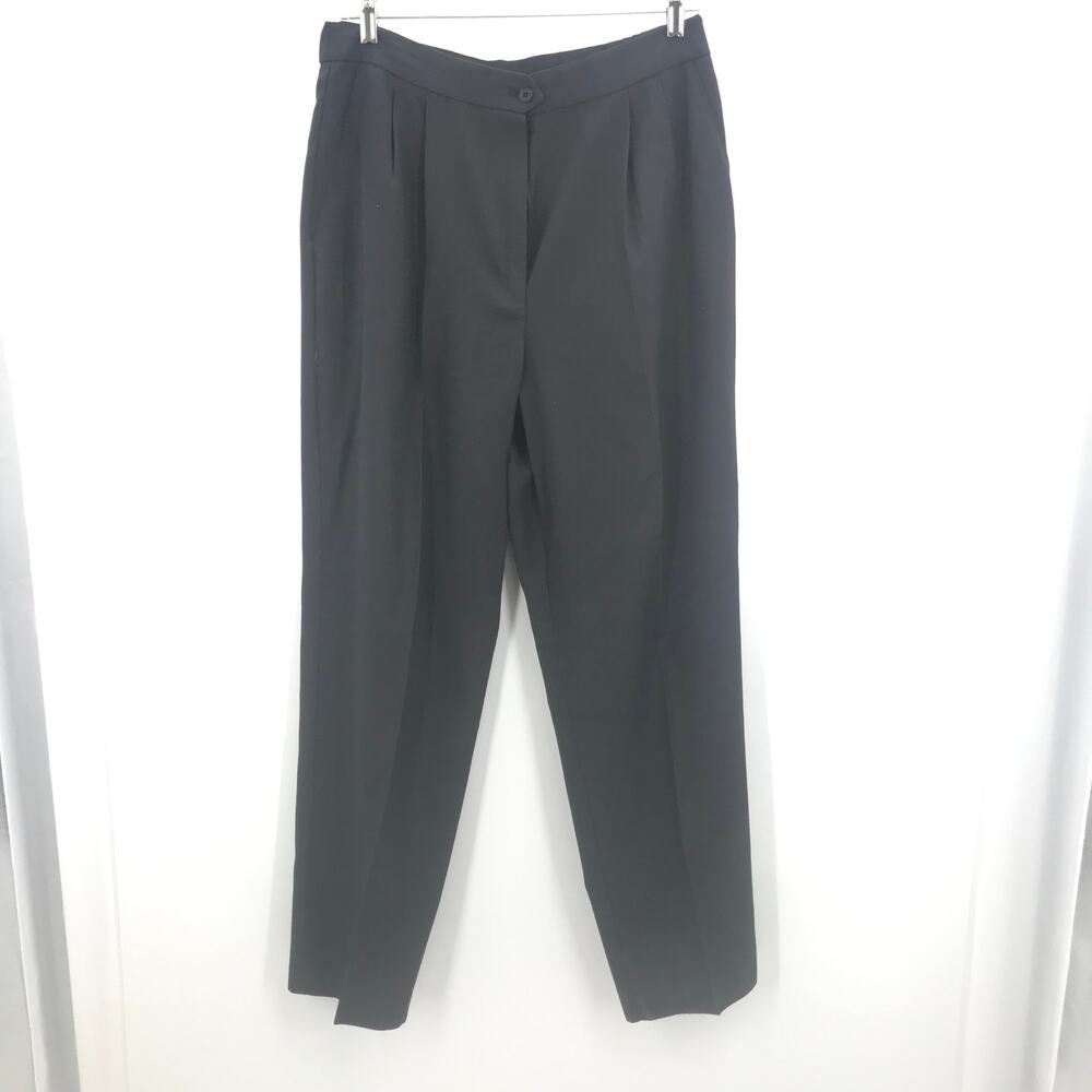 La Dona Women's High Rise Button Fly Dress Pant